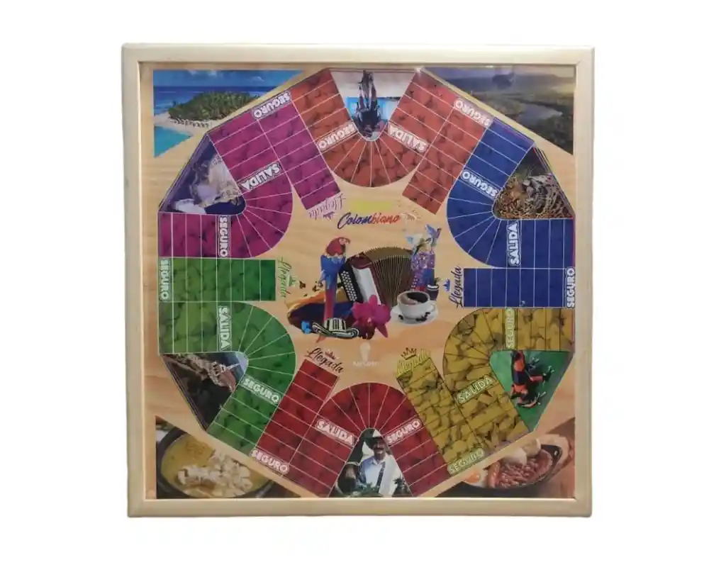 Parqués Magnético De Marco 6 Puestos Y Escalera 26x26