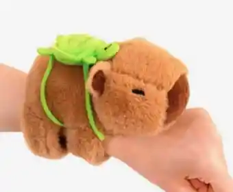 Manilla Peluche Capibara Chiguiro Con Maleta De Tortuga
