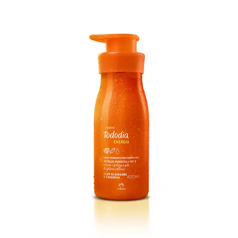 Crema Corporal Energizante 2 En 1 Tododia Flor De Jengibre Y Mandarina