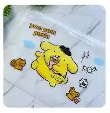 Carpeta Estuche Con Cierre Pom Pom Purin