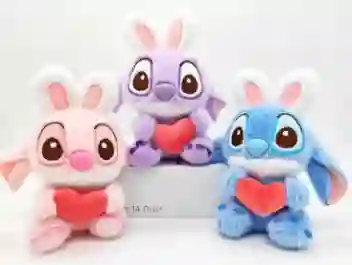 Llavero Peluche Stitch Disfraz De Conejo