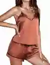 Pijama Satin Set Rosé Nocturne