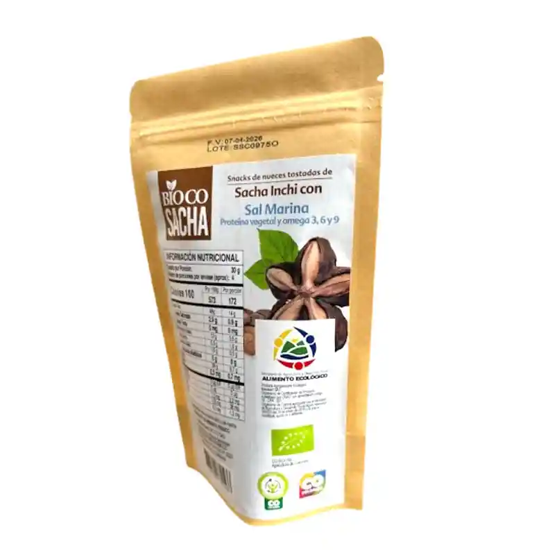 Snack Natural Sacha Inchi-sal Marina De 125g