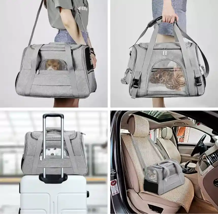 Maleta Transportadora Para Mascotas Práctica
