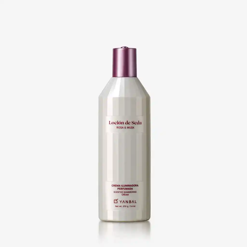 Yanbal Loción De Seda Rosa & Musk Crema Iluminadora Perfumada 210 G