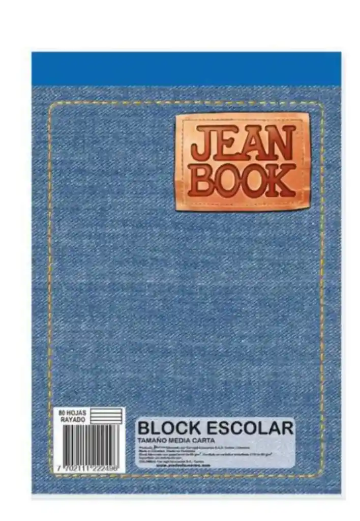 Block Escolar Tamaño Carta 70 Hojas