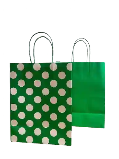 Bolsa De Regalo Fina Verde