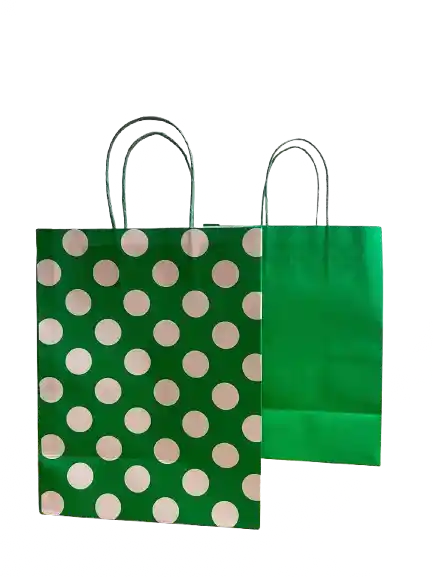 Bolsa De Regalo Fina Verde