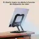 Soporte Para Celular, Tablet, Ipad Y Iphone Con Giro De 360° Color Gris