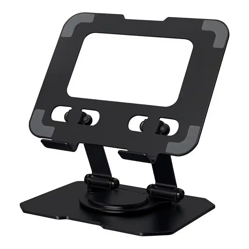 Soporte Para Celular, Tablet, Ipad Y Iphone Con Giro De 360° Color Negro