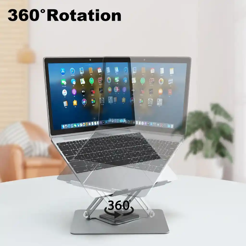 Soporte Con Giro De 360° Para Laptop, Macbook Y Portátil