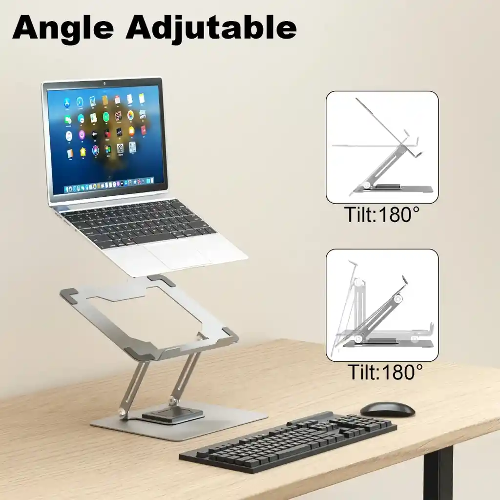 Soporte Con Giro De 360° Para Laptop, Macbook Y Portátil