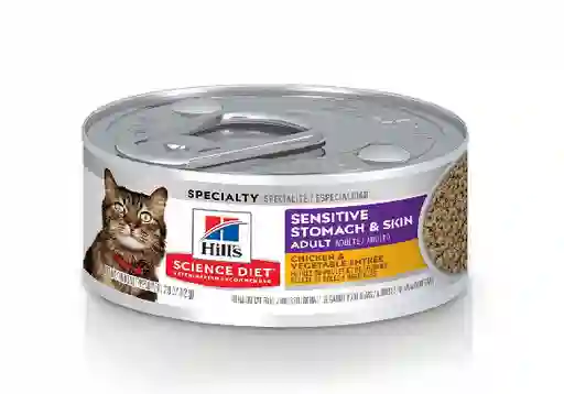 Feline Adult Sensitive Stomach & Skin Lata X 2,9oz (0,08kg)