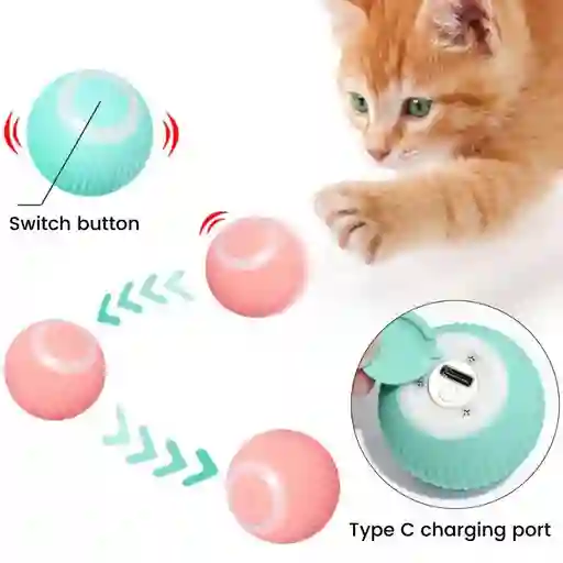 Pelota Con Movimento Recargable