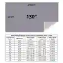 Telon Reflectivo Proyector 130in Plegable Gris Antiluz 4k Hd