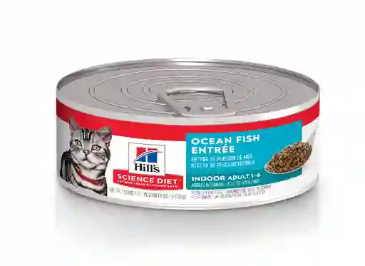 Feline Adult Indoor Ocean Fish Lata X 5,5oz