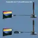 Antena Aerea Tdt Magnética Alta Potencia Tv Digital Hdtv 5mt