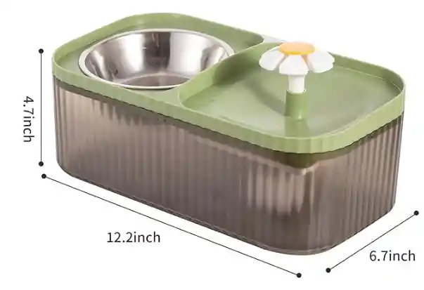 Fuente De Agua Doble Flor