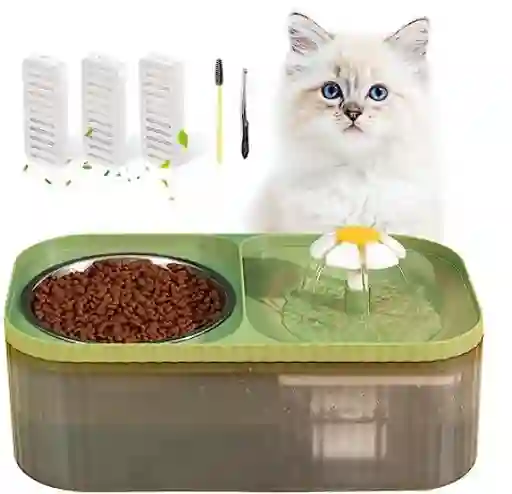 Fuente De Agua Doble Flor