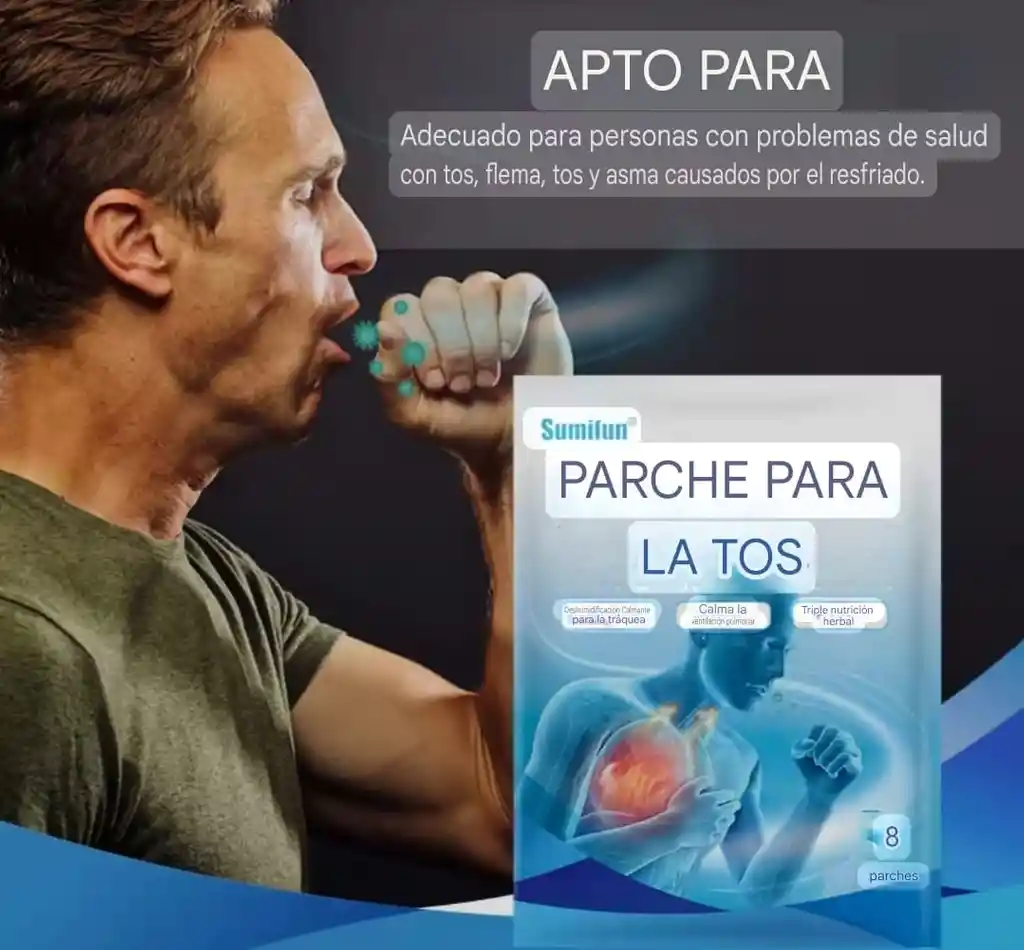 Parches Para Aliviar La Tos Adultos 8und