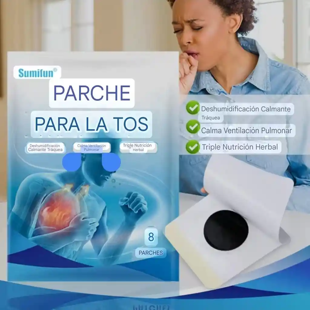 Parches Para Aliviar La Tos Adultos 8und
