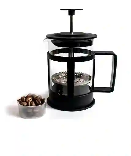 Cafetera Prensa Francesa Vidrio 350ml French Press Cafe Colo Color Negro / Cm-002