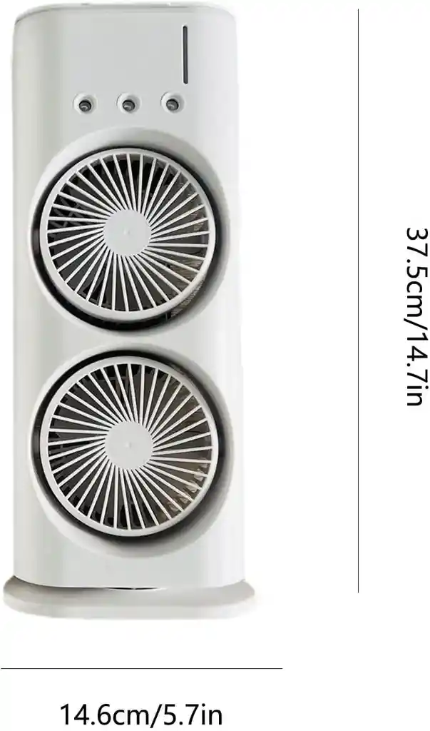 Ventilador De Aire Acondicionado Doble