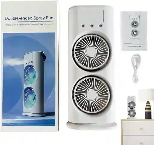 Ventilador De Aire Acondicionado Doble