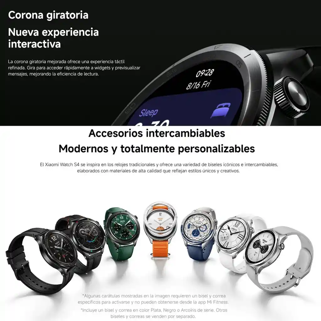 Xiaomi Watch S4 Reloj Inteligente Smartwatch Llamadas Blk