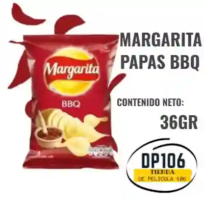 Papas Margarita Bbq X 36 Gr. Paquete Personal Pasabocas