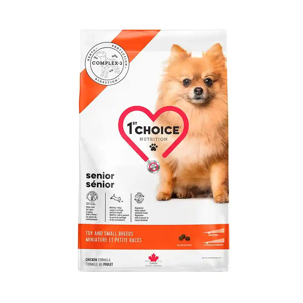 1st Choice Perro Senior Raza Peq Bolsa Nj Osc 2 Kg