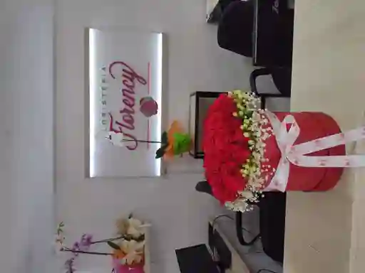 Cilindro Mediano Caja De Rosas