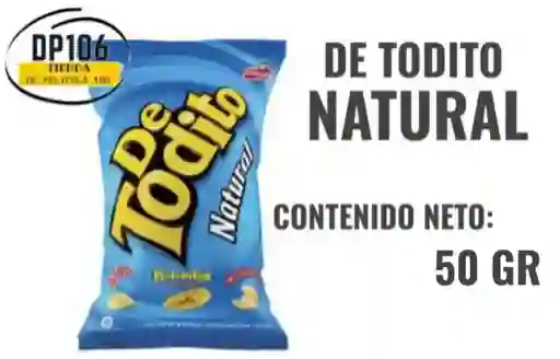 De Todito Natural X 50 Gr Paquete Personal Pasabocas