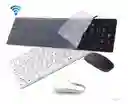 Combo Teclado Y Mouse Mini Inalámbrico Tipo Mac Slim Negro