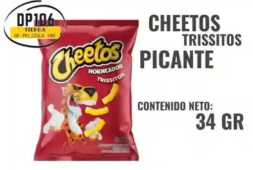 Cheetos Trissitos Picante X 34 Gr. Paquete Personal. Pasabocas