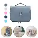 Organizador De Cosméticos Para Viaje Color Beige O Verde Claro