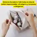 Organizador De Cosméticos Para Viaje Color Beige O Verde Claro
