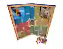 Parqués Magnético Plegable En 4 Partes 50x50