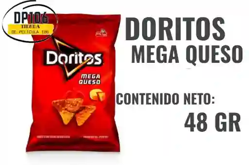 Doritos Mega Queso X 48 Gr. Paquete Personal. Pasabocas