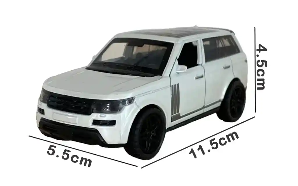 Vehiculo Land Rover Velar Edition Escala 1:32 Color Blanco