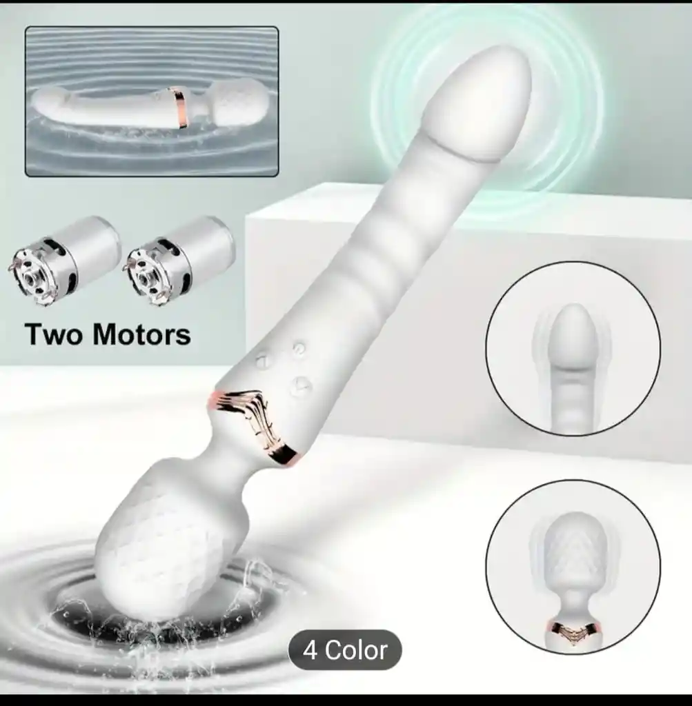 Vibrador Sandfox De Doble Motor Color Morado