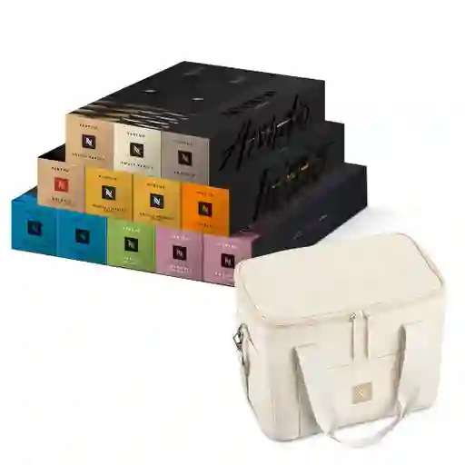 Obsequio Cooler Bag + Pack X 120 Cápsulas Vertuo Nespresso
