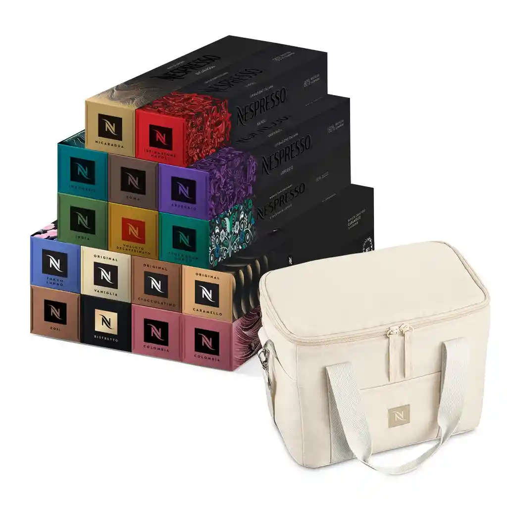 Obsequio Cooler Bag + Pack X 160 Cápsulas Original Nespresso
