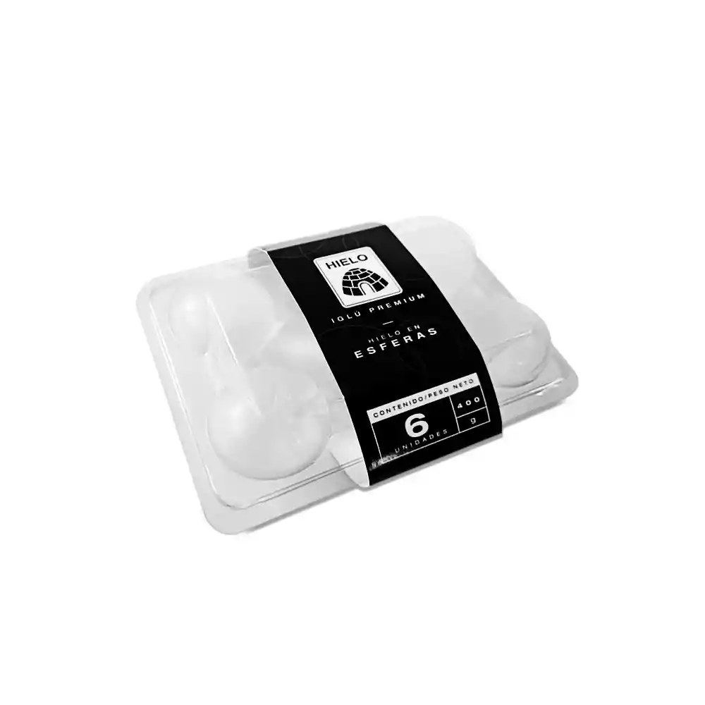 Caja De Hielo En Esferas X 6 Unidades