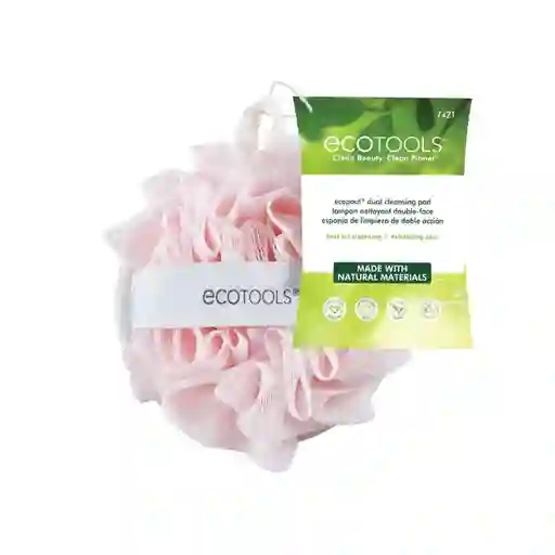 Almohadilla Limpiadora Doble, Color Rosa Eco Tools