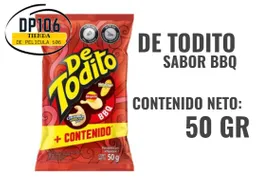 De Todito Bbq X 50 Gr Paquete Personal Pasabocas