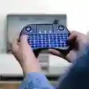 Mini Teclado Control Para Tv Y Juegos Inalambrico Recargable