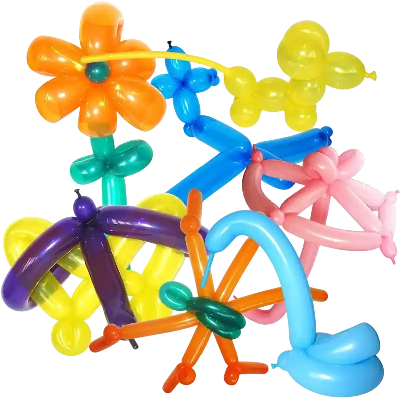 Bombas Tubito Mil Figuras Colores Surtidos