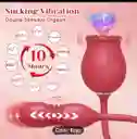 Juguete Sexual En Forma De Rosa Doble Estimulación