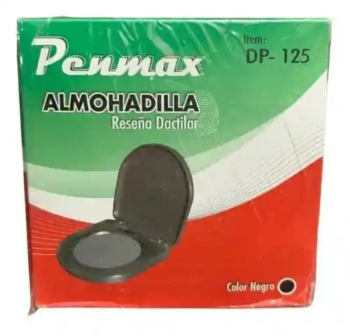 Huellero Almohadilla Dactilar Penmax 125 Grande